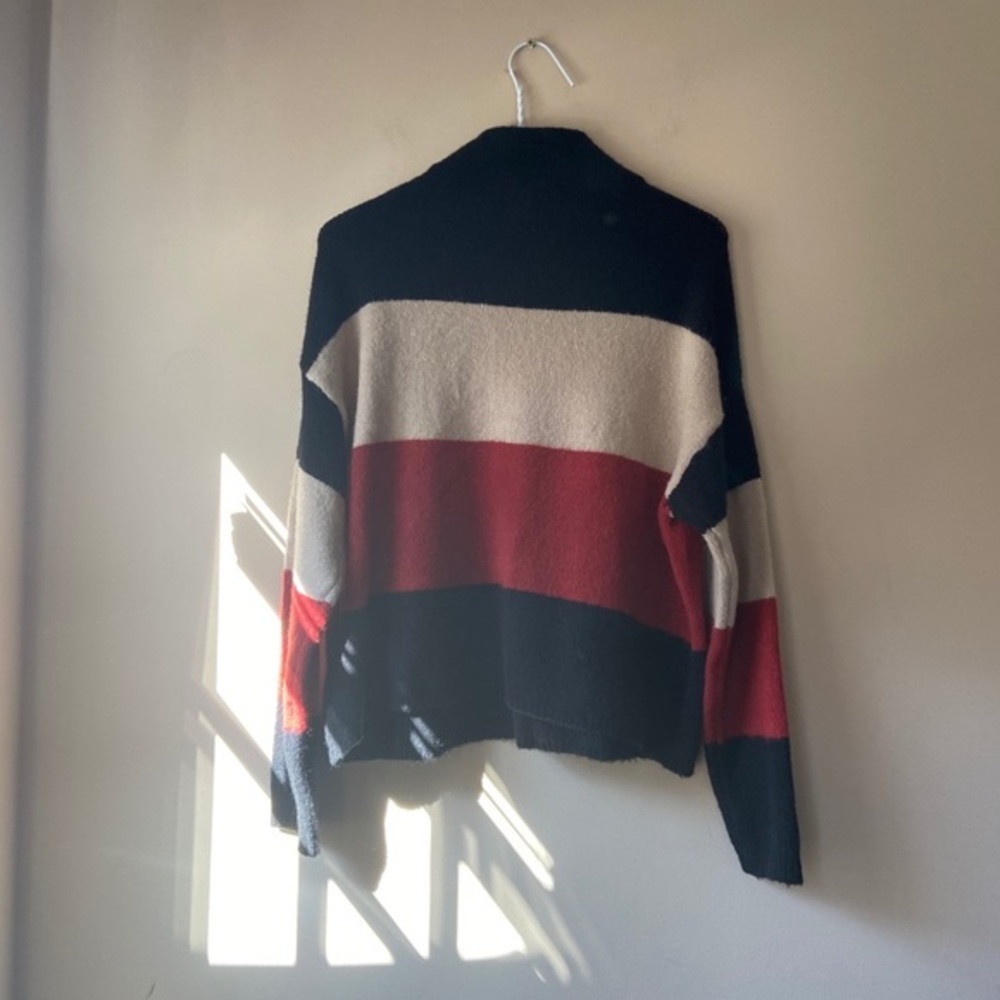 Clich Color Block Turtle Neck Pullover - image 8